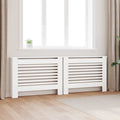 Vidaxl radiator covers 2 pcs 112x19x81.5 cm MDF white