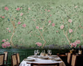 Chinoiserie Peony Garden Wall Mural