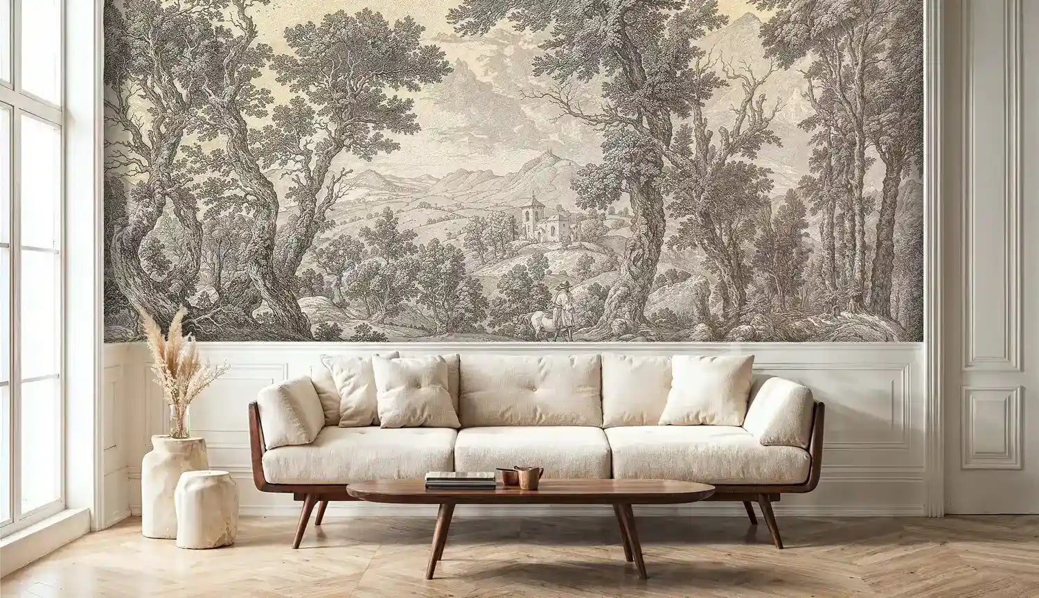 Classical Pastoral Landscape Wall Mural