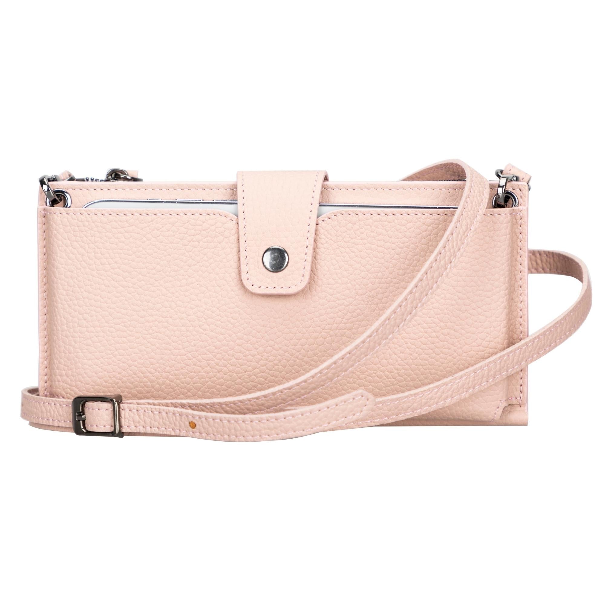 Kaycee Leather Women's Cell Phone Wallet with Strap