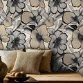 Botanical Line Art Wallpaper