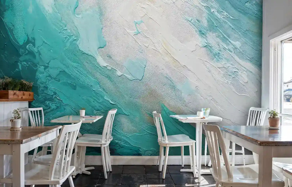 Ocean Wave Abstract Wall Mural