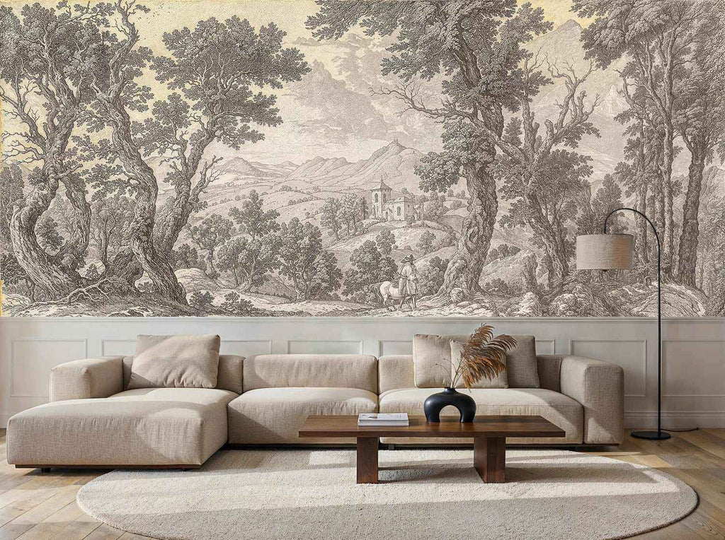 Classical Pastoral Landscape Wall Mural
