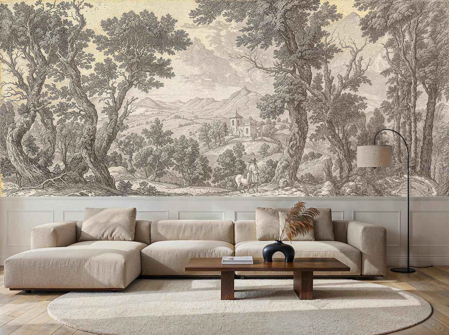 Classical Pastoral Landscape Wall Mural