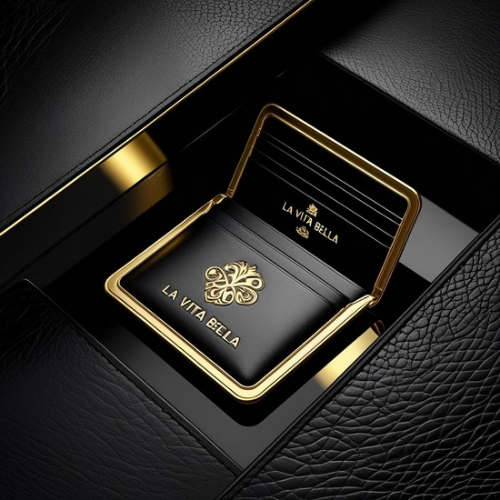 The La Vita Bella™ Slim Executive Card Sleeve – Premium Leather Edition