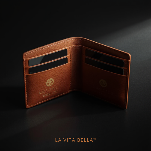 🛍 

La Vita Bella™ Signature Luxury Leather Wallet – Premium Edition