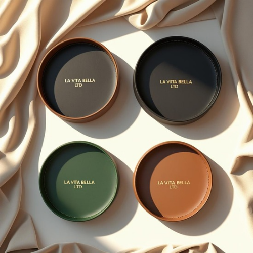 La Vita Bella™ Premium Leather Catchall Tray – Italian Craftsmanship Edition