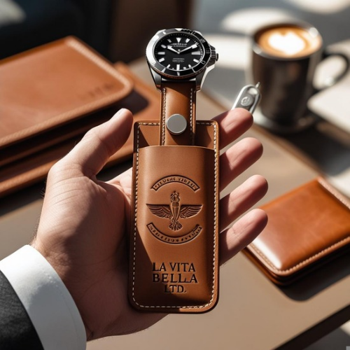 La Vita Bella™ Luxury Leather Key Organizer – Italian Minimalist Edition