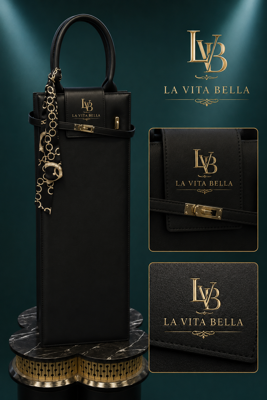 LA VITA BELLA™ Luxury Hookah Carrier Bag