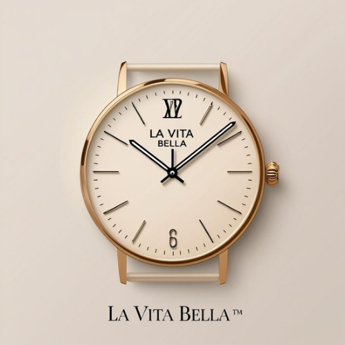 La Vita Bella™ Royal Classic Watch – Luxury Gold Edition