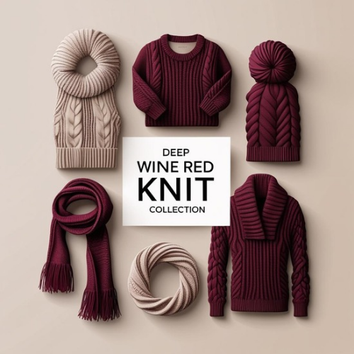 Luxury Winter Knit Set – Scarf, Beanie & Gloves | LA VITA BELLA Premium Edition