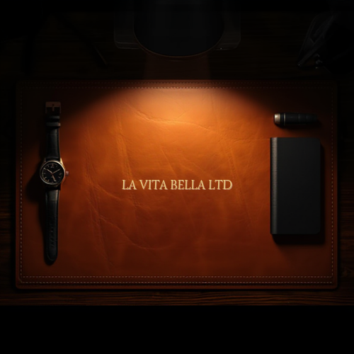 La Vita Bella™ Premium Leather Desk Pad – Handcrafted Italian-Inspired Design