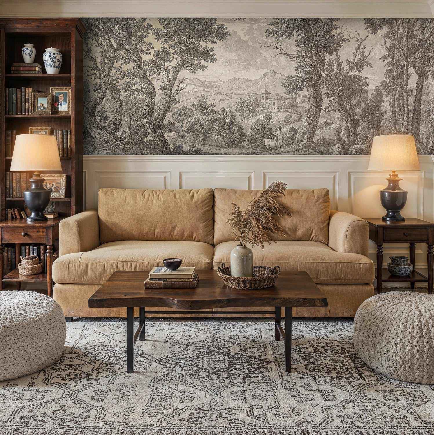 Classical Pastoral Landscape Wall Mural