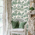 Pastoral Toile Wallpaper