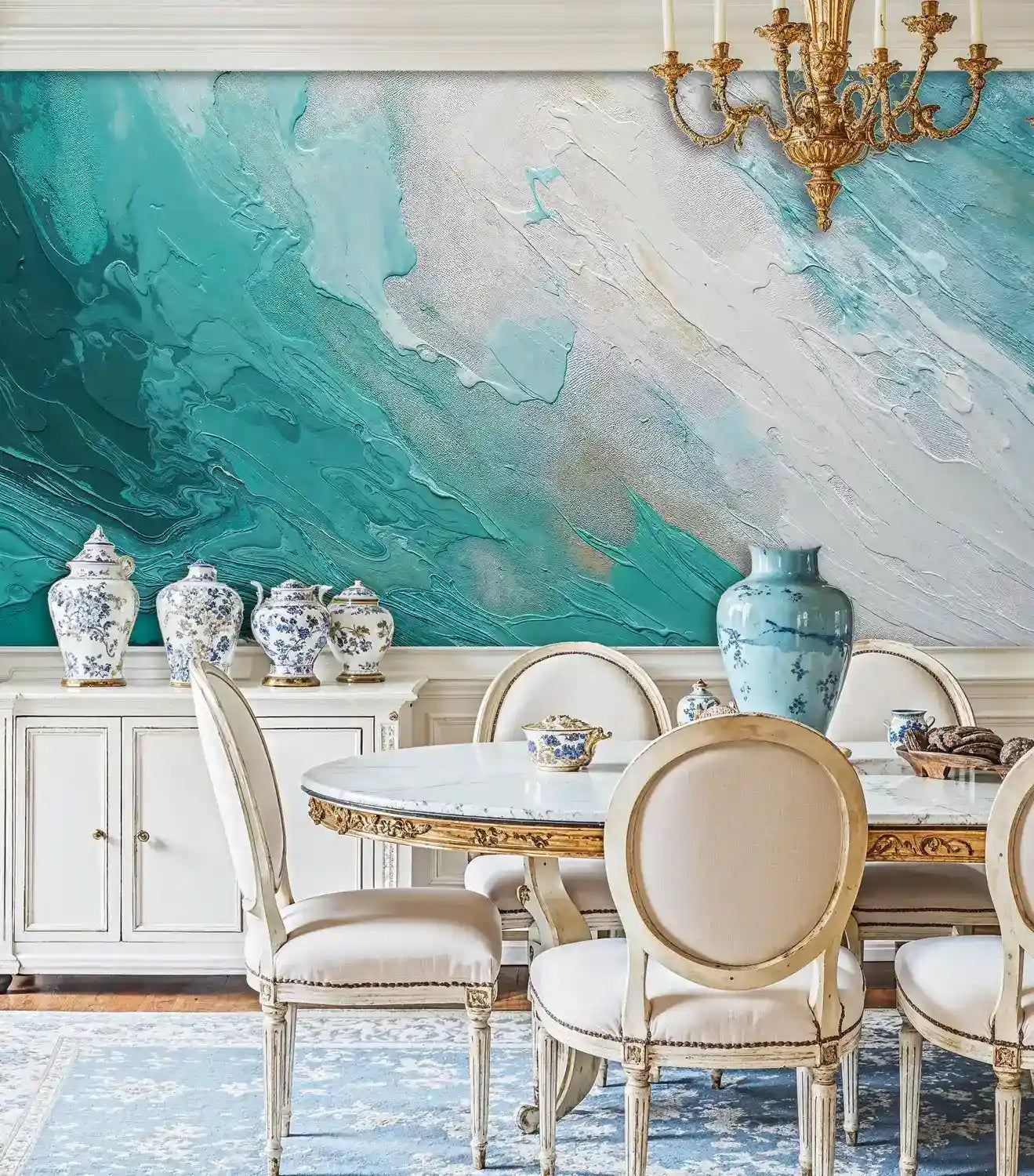 Ocean Wave Abstract Wall Mural